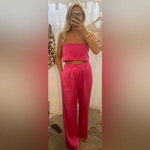 *hot pink matching set*